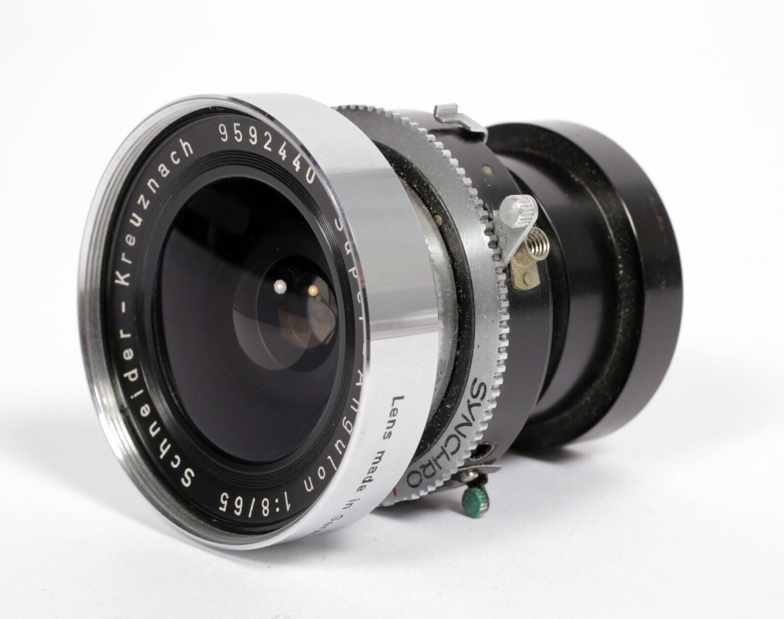 Schneider Super Angulon 65mm F8 lens in Compur #00 (#440) | CatLABS